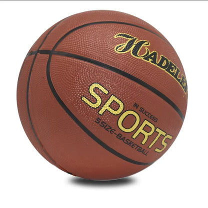 Kid Rubber Basketball Size 5 Primary School Outdoor Training Game Basketball Wear-resistant High Elasticity Good Hand Feel