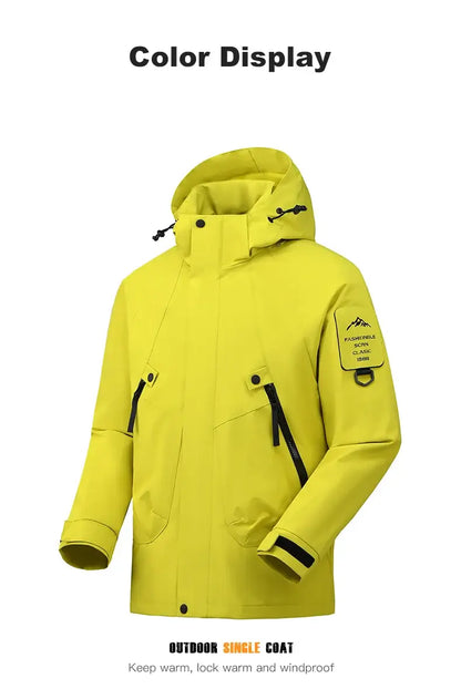 2026 Unisex Waterproof Jacket for Climbing Hiking Camping Trekking Windbreaker Men Women Outdoor Windproof Rain Coat Antifouling