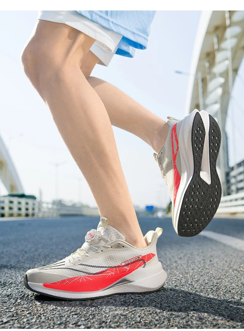 Sneakers﻿ Men Sports Carbon Board Speciality Breathable Lightweight Women's Comfortable Athletic Nonskid Marathon Running Shoe