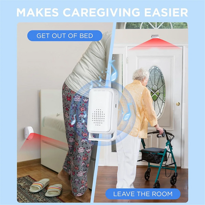 SZSC Bed Sensor Alarm for Elderly Dementia Patients - Wireless Fall Detection & Motion Sensor Alert System for Seniors