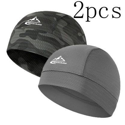 Cooling Skull Cap Helmet Lining Breathable Sweat Wicking Cycling Sports Running Hat Comfortable Outdoor Hiking Cap Quick Dry Cap