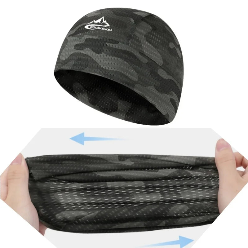 Quick Dry Breathable Fishing Cap Sunhat Anti-UV Sport Hat Helmet Liner Sweat Cap Outdoor Cycling Bike MTB Running Hat Head Scarf - Fitmora™